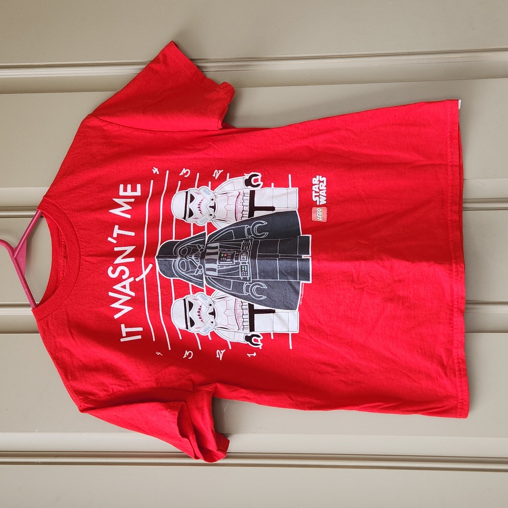 A1 Lego Star Wars Darth Vador It Wasn't Me Shirt Size Big Boy's XL 14/16
